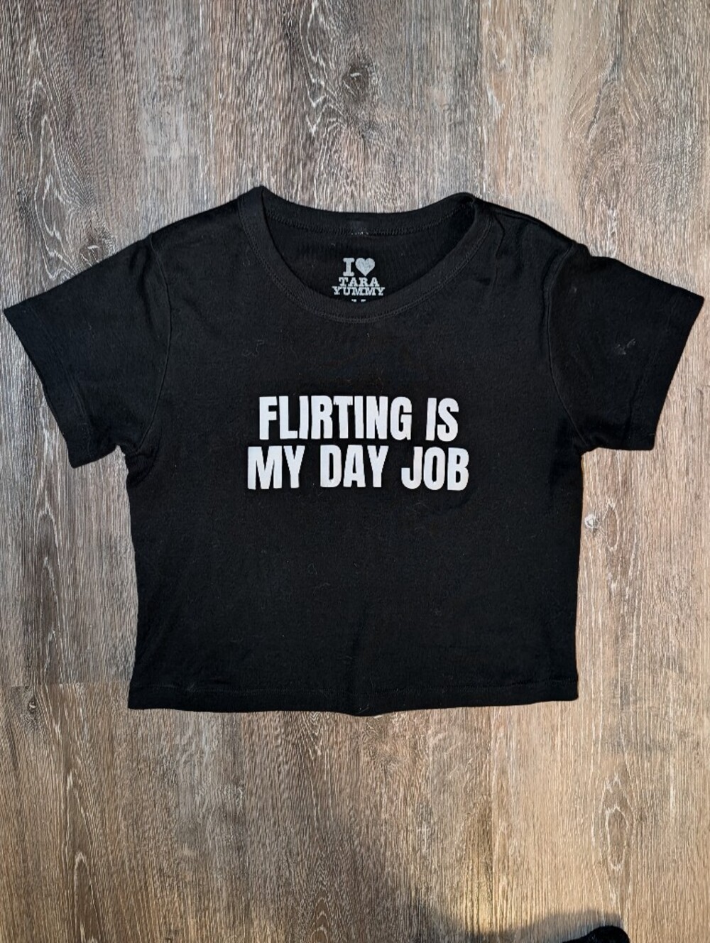 Zumiez Tara Yummy Text Crop Top